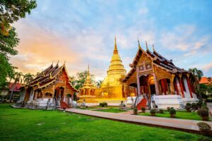 Der Wat Phra Sing Tempel in Chiang Mai