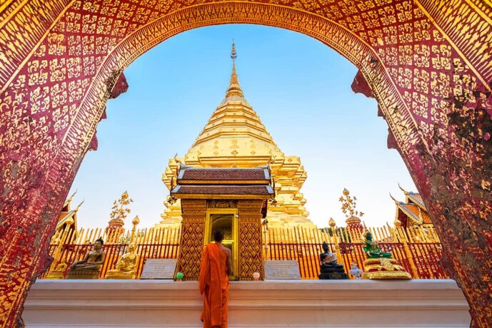 Erkunden Sie den Wat Phra That Doi Suthep in Chiang Mai