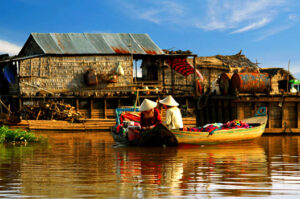 Floatingvillage bei Tonle Sap