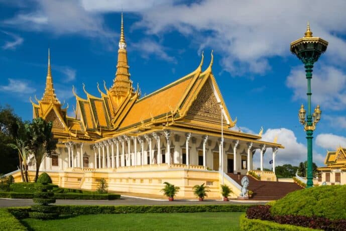 Besuch des Königpalast in Phnom Penh