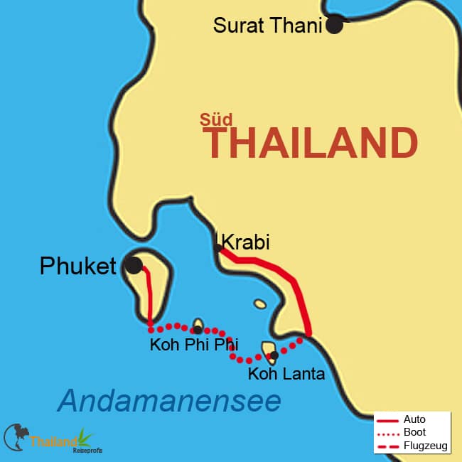 Ihre Inseltour von Phuket über PhiPhi nach Koh Lanta